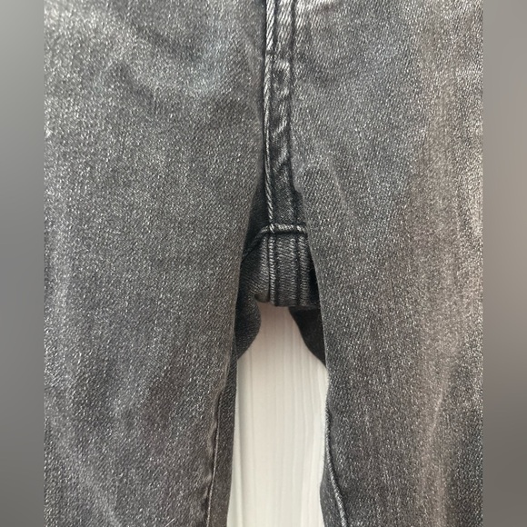 Pilcro and the Letterpress Anthropologie black parallel raw hem Jean size 26 - Picture 4 of 16